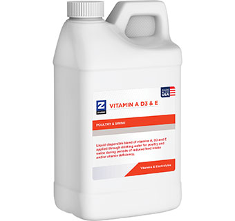 ZINPRO® VITAMIN A D3 & E 32 OZ 1/PKG