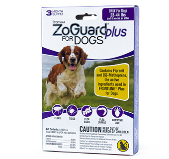 ZOGUARD® PLUS FOR DOGS (23-44 LBS) 3/PKG
