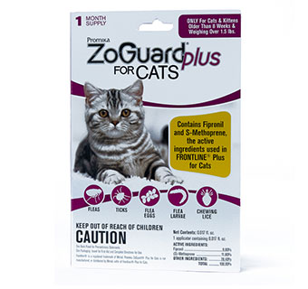 PROMIKA ZOGUARD® PLUS FOR CATS (1.5 LBS AND UP) 1/PKG