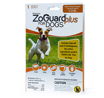 PROMIKA ZOGUARD® PLUS FOR DOGS (5-22 LBS) 1/PKG