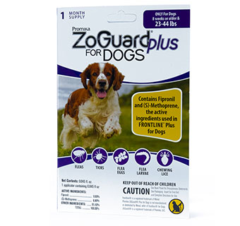 PROMIKA ZOGUARD® PLUS FOR DOGS (23-44 LBS) 1/PKG