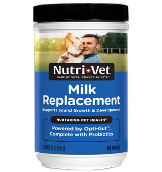 NUTRI-VET® MILK REPLACEMENT POWDER FOR PUPPIES 12 OZ 1/PKG