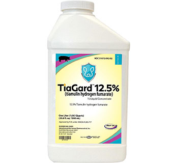 TIAGARD™ 12.5% (TIAMULIN HYDROGEN FUMARATE) LIQUID CONCENTRATE 1000 ML 1/PKG