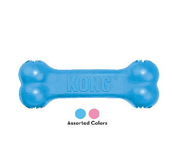 KONG® PUPPY GOODIE BONE™ ASSORTED COLOR SMALL 1/PKG