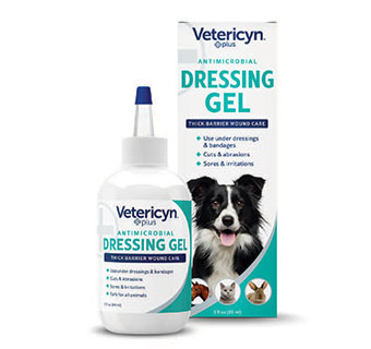 VETERICYN PLUS® ANTIMICROBIAL DRESSING GEL 3 OZ 1/PKG