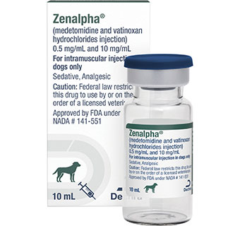 ZENALPHA® (MEDETOMIDINE & VATINOXAN HYDROCHLORIDES) INJECTION 10 ML 1/PKG