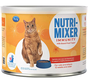 NUTRI-MIXER IMMUNITY MILK-BASED FOOD TOPPER FOR CATS AND KITTENS 6 OZ 1/PKG