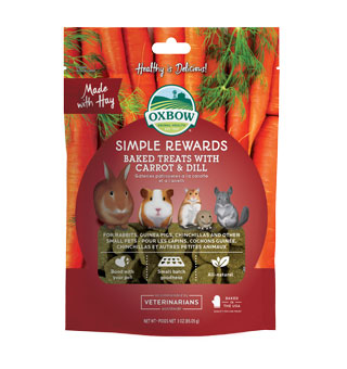 SIMPLE REWARDS BAKED TREATS WITH CARROT & DILL 3 OZ BAG 1/PKG