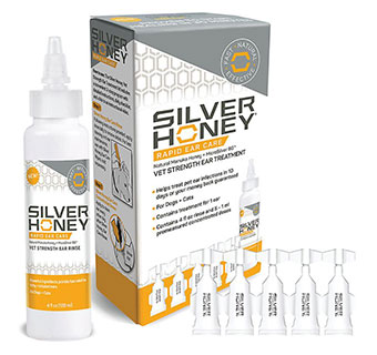 SILVER HONEY® RAPID EAR CARE VET STRENGTH EAR TREATMENT KIT