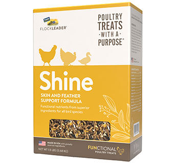 FLOCKLEADER® SHINE SKIN AND FEATHER SUPPORT FORMULA 1.5 LB 1/PKG