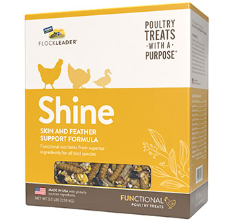 FLOCKLEADER® SHINE SKIN AND FEATHER SUPPORT FORMULA 3.5 LB 1/PKG