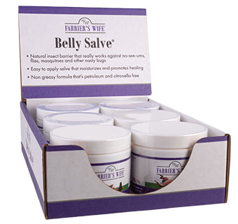 FARRIER'S WIFE® BELLY SALVE 3 OZ DISPLAY 6/PKG