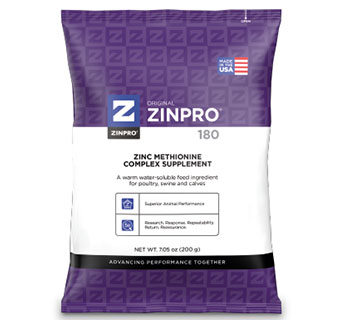 ZINPRO® 180 (ZINC METHIONINE COMPLEX) PACKETS 7 OZ 25/PKG