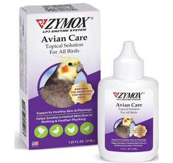 ZYMOX® AVIAN CARE TOPICAL SOLUTION W/O HYDROCORTISONE 1.25 OZ 1/PKG