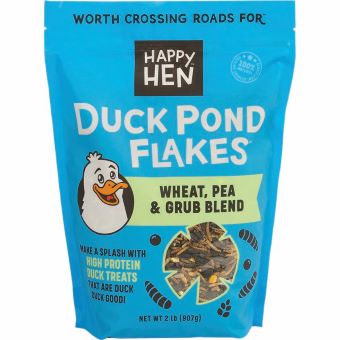 HAPPY HEN™ DUCK POND FLAKES™ 2 LB 1/PKG