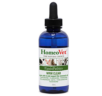 HOMEOPET® EQUIOPATHICS WRM CLEAR 120 ML 1/PKG