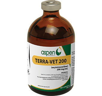 TERRA-VET™ 200 (OXYTETRACYCLINE) INJECTION 200 MG/ML 100 ML 1/PKG (RX)