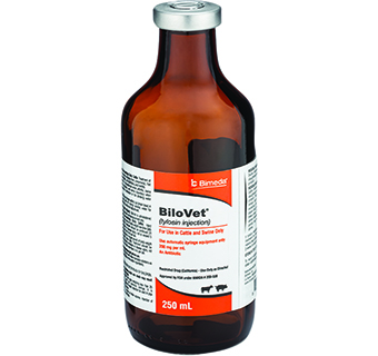 BILOVET® (TYLOSIN INJECTION) 200 MG/ML 250 ML 1/PKG (RX)