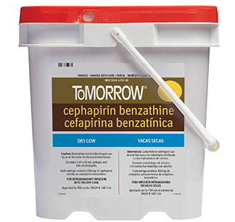 TOMORROW® (CEPHAPIRIN BENZATHINE) ANTIBIOTIC 300 MG/10 ML 144 X 10 ML (RX)