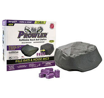 MOTOMCO® PROWLER® RAT & MOUSE REFILLABLE ROCK BAIT STATION 30 G 15/PKG