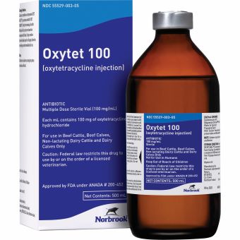OXYTET 100 (OXYTETRACYCLINE INJECTION) 500 ML 1/PKG (RX)