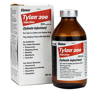 TYLAN™ 200 INJECTION (TYLOSIN INJECTION) 200 MG/ML 250 ML 1/PKG (RX)