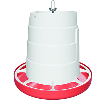 LITTLE GIANT® DELUXE PLASTIC HANGING POULTRY FEEDER 22 LB 1/PKG
