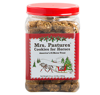 MRS. PASTURES® COOKIES FOR HORSES CHRISTMAS JAR 2 LB 1/PKG