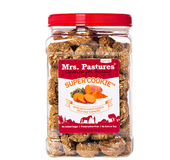 MRS. PASTURES® SUPER COOKIES™ FOR HORSES JAR 1.5 LB 1/PKG