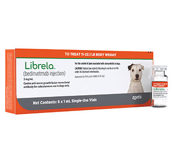 LIBRELA™ (BEDINVETMAB INJECTION) 11-22.1LB 5MG/ML 6X1ML (RX) (HAWAII ONLY)