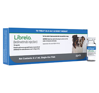 LIBRELA™ (BEDINVETMAB INJECTION) 22.2-44.1LB 10MG/ML 6X1ML (RX) (HAWAII ONLY)