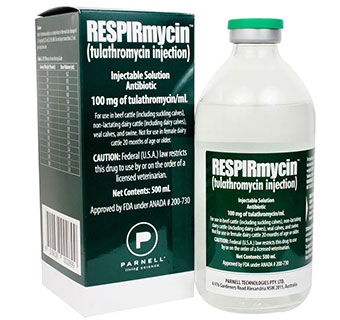 RESPIRMYCIN™ (TULATHROMYCIN INJECTION) 100 MG/ML 500 ML (RX)