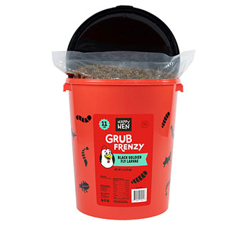 HAPPY HEN™ GRUB FRENZY™ BLACK SOLDIER FLY LARVAE GLOBALLY SOURCED 11 LB 1/PKG