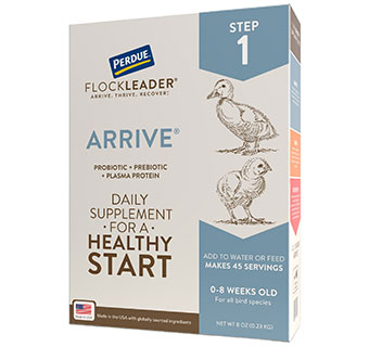 FLOCKLEADER® ARRIVE™ POULTRY SUPPLEMENT 8 OZ 1/PKG