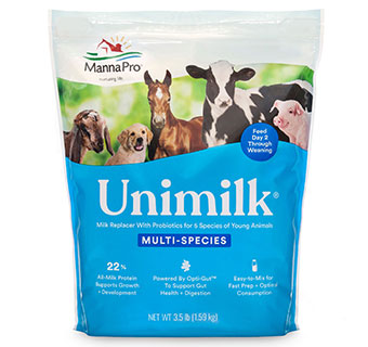 UNIMILK® MULTI-SPECIES MILK REPLACER WITH PROBIOTICS 3.5 LB 1/PKG