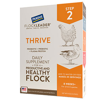 FLOCKLEADER® THRIVE POULTRY SUPPLEMENT 8 OZ 1/PKG