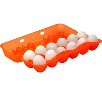 DUCK EGG TRAY SUITE PLASTIC 12 EGG ORG