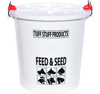 HD FEED/SEED STORAGE+LID SS LOCK 12GAL