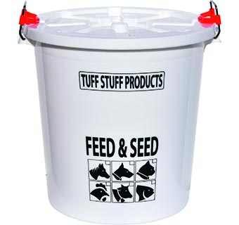 HD FEED/SEED STORAGE+LID SS LOCK 17GAL