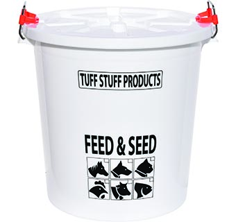 HD FEED/SEED STORAGE+LID SS LOCK 26.5GAL