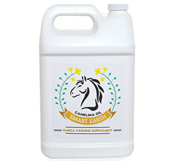 SMART EARTH CAMELINA OMEGA 3 OIL FOR HORSES GALLON JUG 1/PKG