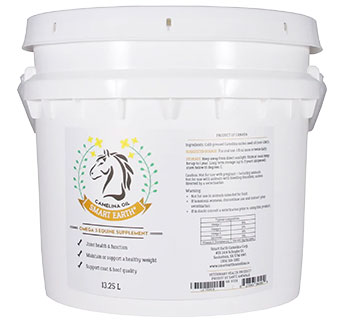 SMART EARTH CAMELINA OMEGA 3 OIL FOR HORSE 3.5 GALLON PAIL 1/PKG