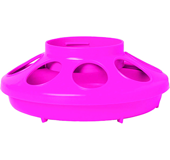 LITTLE GIANT® PLASTIC FEEDER BASE HOT PINK QUART 1/PKG