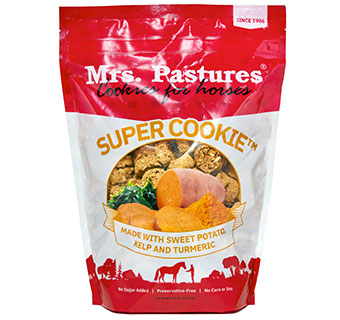 MRS. PASTURES® SUPER COOKIES™ FOR HORSES 4 LB POUCH 1/PKG