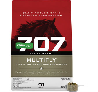 FORMULA 707 MULTIFLY® FEED-THRU FLY CONTROL PELLETS 5 LB BAG 1/PKG