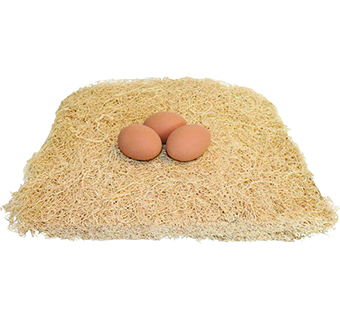 LITTLE GIANT® FIBER POULTRY NESTING PADS 13 IN X 13 IN 10/PKG