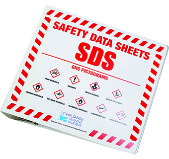 SAFETY DATA SHEETS BINDER 1/PKG