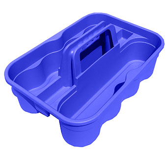BOTTLE CARRY CADDY BLUE