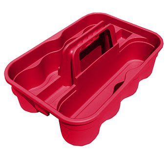 BOTTLE CARRY CADDY RED
