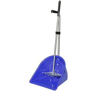TUFF STUFF PRODUCTS MANURE SCOOP WITH RAKE & SCRAPPER BLUE 1/PKG